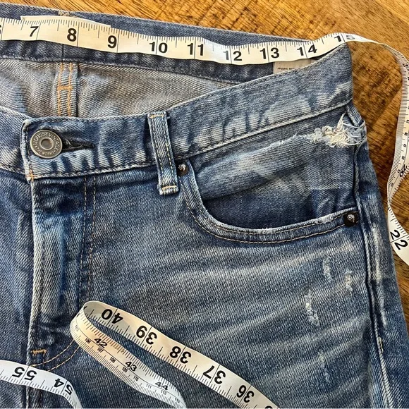 MOUSSY VINTAGE cropped frayed hem jeans - Picture 8 of 9